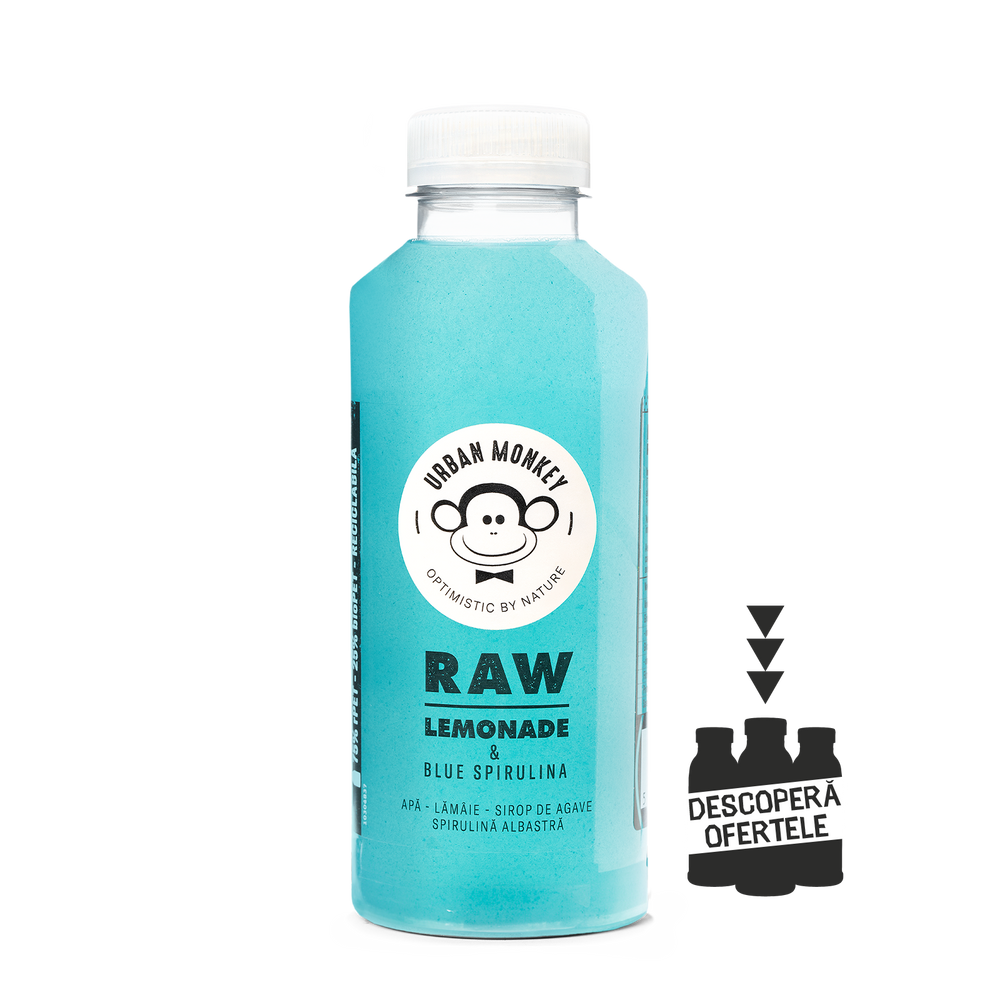 RAW Lemonade Blue Spirulina 400ml