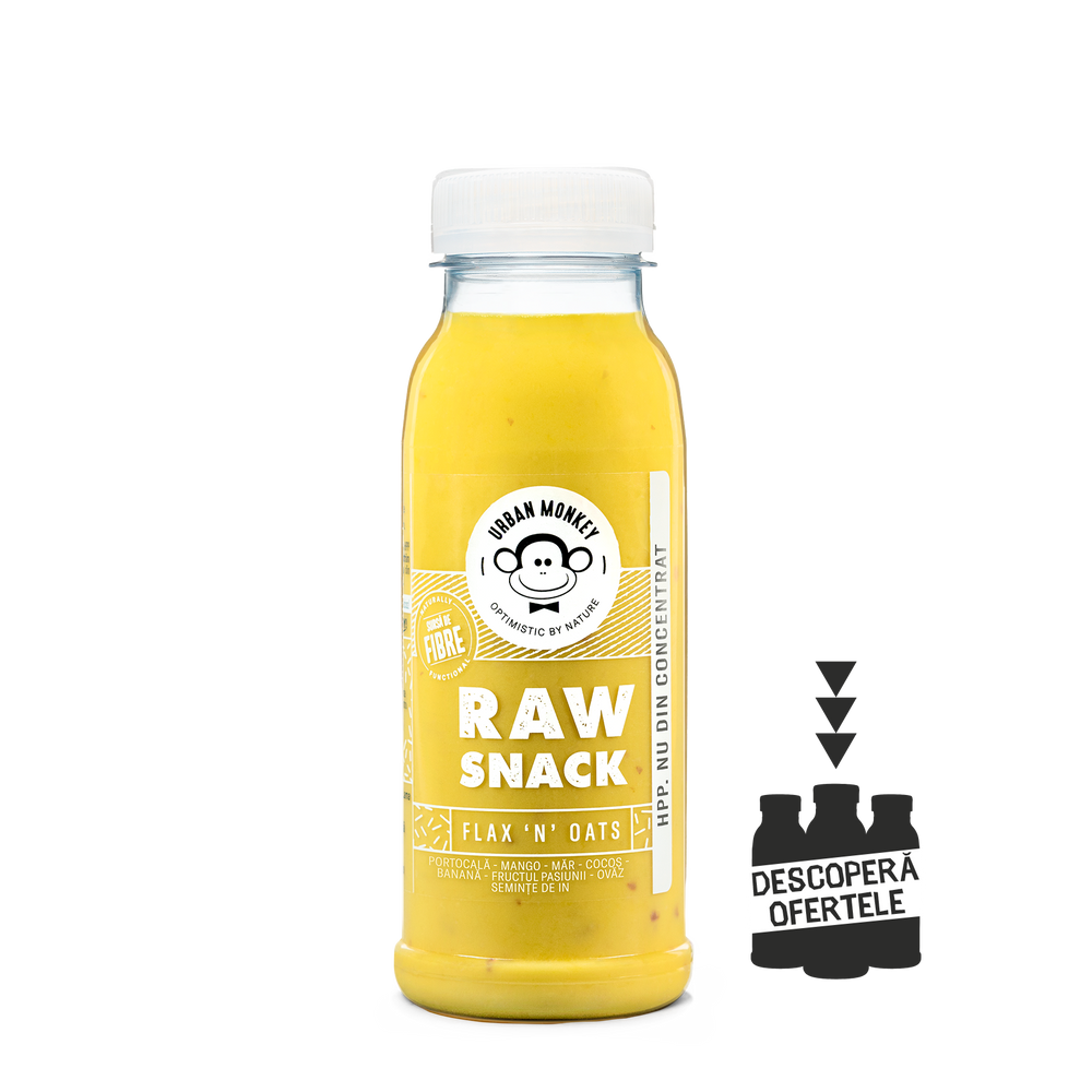 Raw Snack Flax ‘N’ Oats 250ml